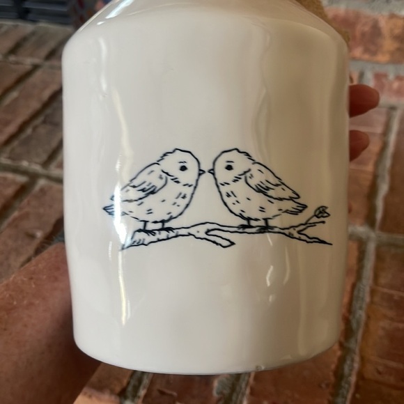 NWT Rae Dunn Rest Ceramic Birdhouse - Picture 3 of 4